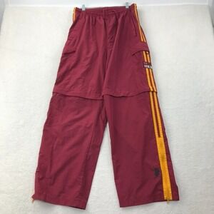 Vintage Y2K Florida Seminoles Cargo Pants Men M Red Baggy Loose Wide Leg Skate *